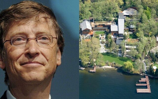 حقایقی باور نکردنی درباره ی خانه ۱۲۵ میلیون دلاری بیل گیتس