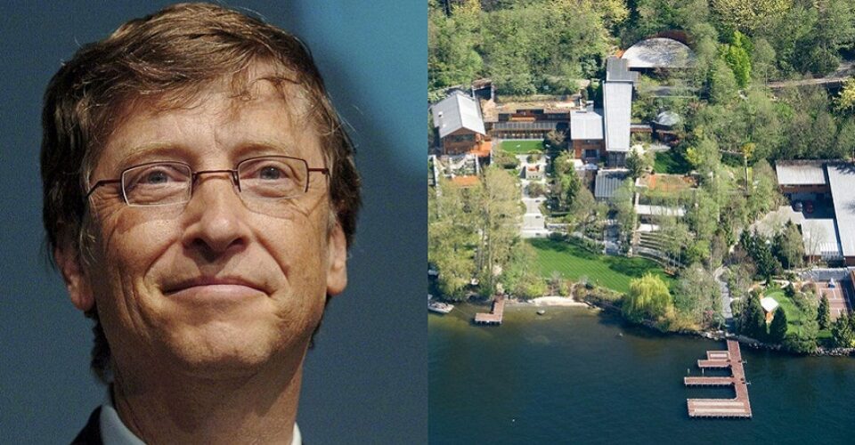 حقایقی باور نکردنی درباره ی خانه ۱۲۵ میلیون دلاری بیل گیتس