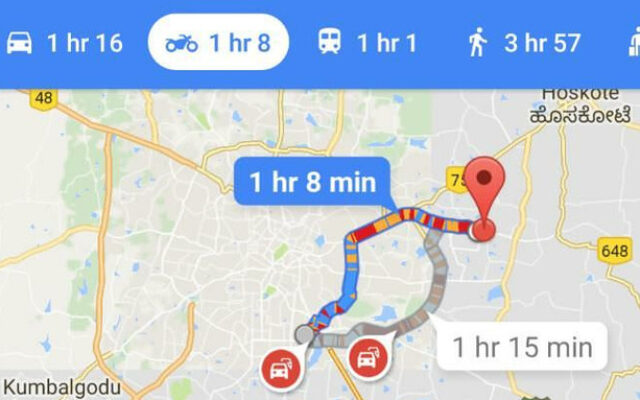 گوگل مپس چگونه اطلاعات ترافیک را در اختیار کاربران قرار می دهد؟