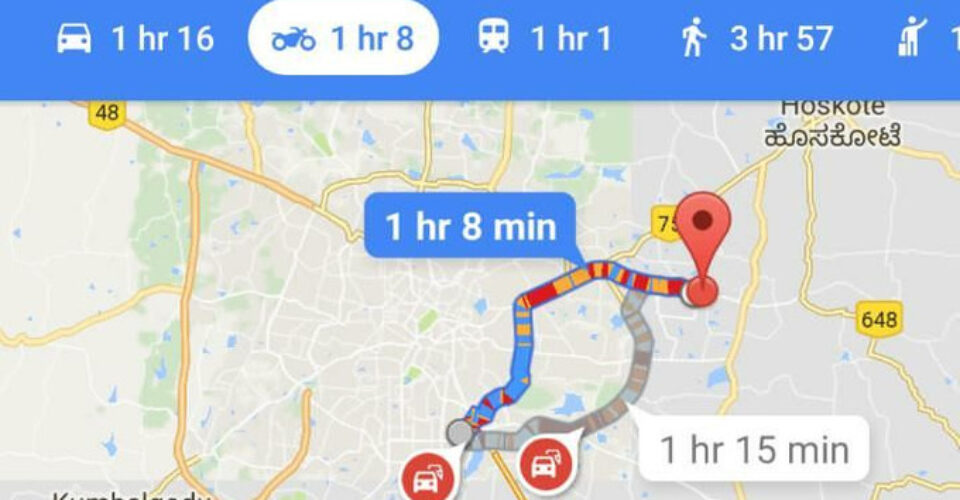 گوگل مپس چگونه اطلاعات ترافیک را در اختیار کاربران قرار می دهد؟